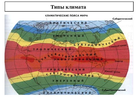 Климатические условия и их связь с понижением температуры