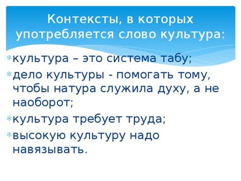 Контексты, в которых используется это выражение