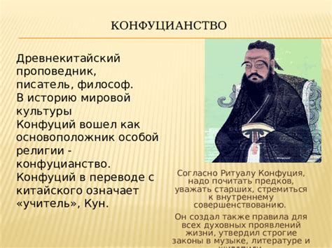 Конфуций в мировой истории