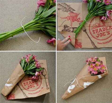 Креативные способы упаковки цветов