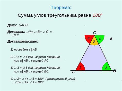 Критерии определения выпуклого треугольника