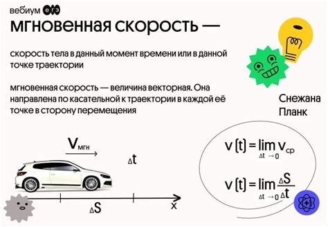 Мгновенная скорость: определение и принцип работы