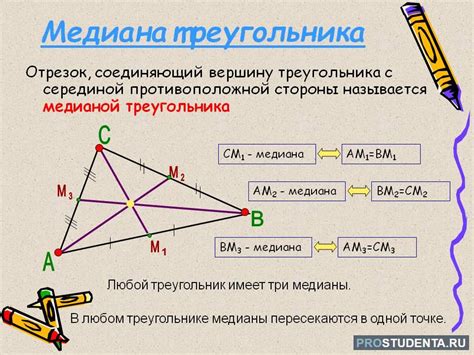 Медианы треугольника перпендикуляром