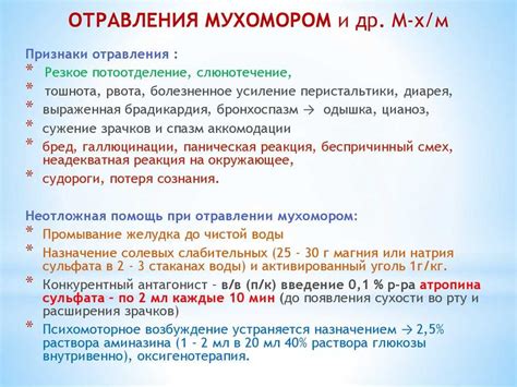 Медицинская помощь и симптомы