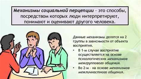 Межличностное восприятие как социальный процесс