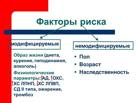 Модифицируемые факторы: определение и влияние на результаты