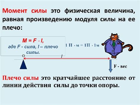 Момент силы в двумерной системе