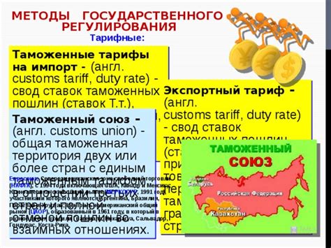 Налоги, связанные с таможенным тарифом