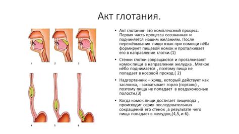 Нарушение глотания