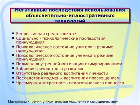 Негативные последствия использования агрессивных препаратов