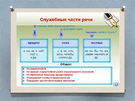 Необособленные предлоги и союзы