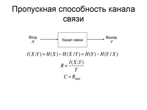 Низкая пропускная способность канала