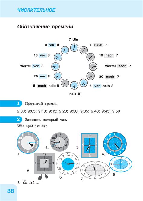 Обозначение времени