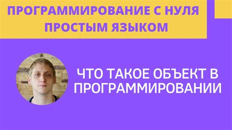 Объект в программировании: определение и принципы