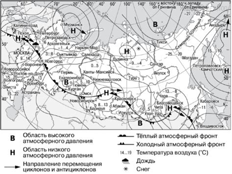 Объяснение зоны действия антициклона