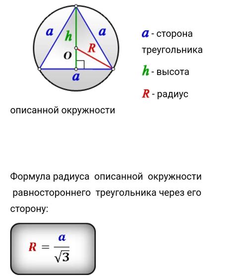 Описание окружности вокруг треугольника: основные понятия и примеры