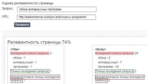 Определение релевантной должности