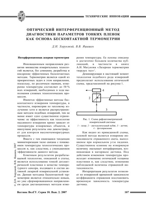 Оптический интерференционный эксперимент