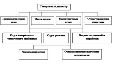 Организационная структура акционерного предприятия