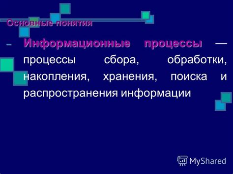 Основные понятия поиска информации