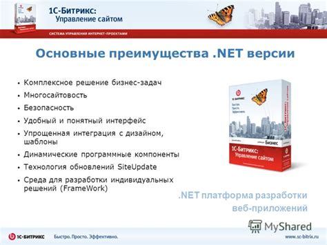 Основные преимущества приложений Net