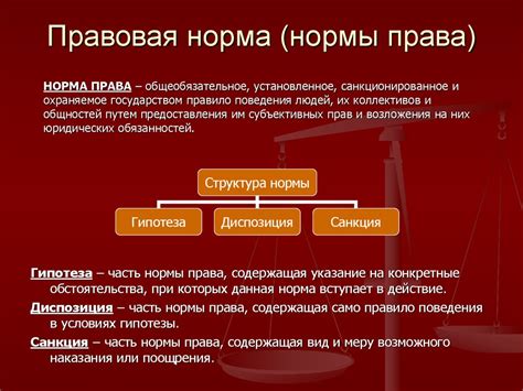 Основные признаки и характеристики правовой категории