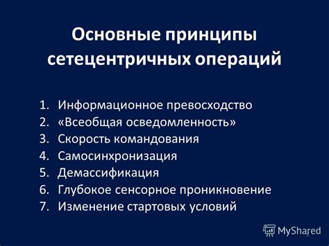 Основные принципы командования