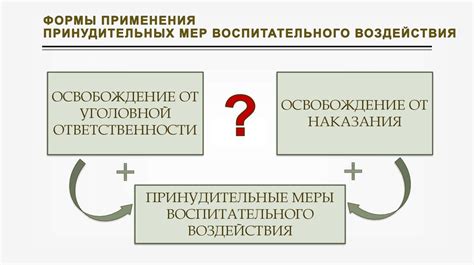 Основные принципы мер воспитательного воздействия