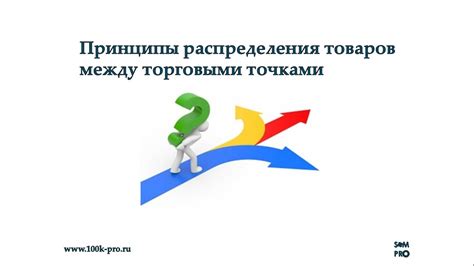 Основные принципы распределения товара