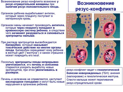 Основные причины развития резус-конфликта