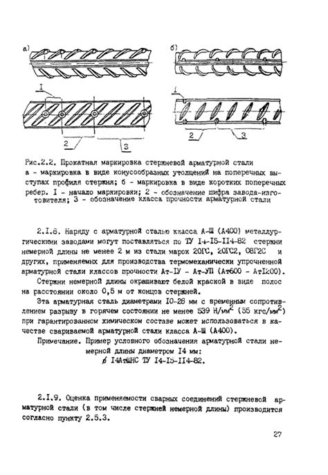 Особенности периодического профиля арматуры