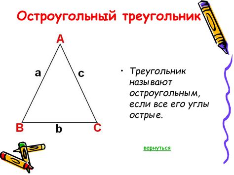 Остроугольный треугольник и его психологический смысл