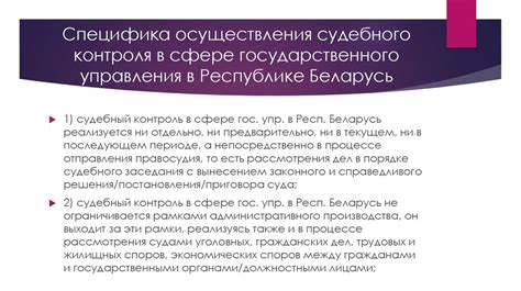 Осуществление контроля за исполнением судебных актов