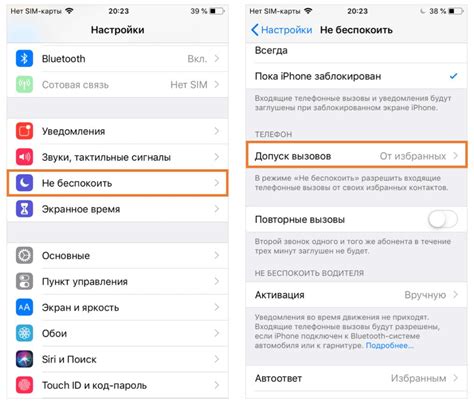 Отсутствие ID абонента на iPhone