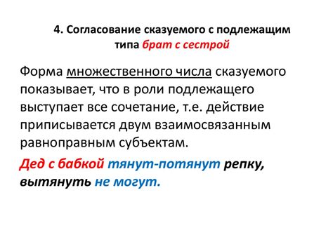 Ошибка согласования подлежащего и сказуемого и причины ее возникновения