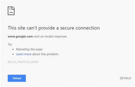 Ошибка SSL connection error: причины и способы ее устранения