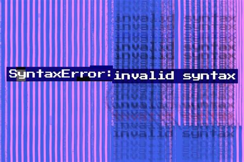 Ошибка invalid syntax