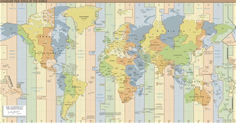 Параллели в разделении часовых поясов