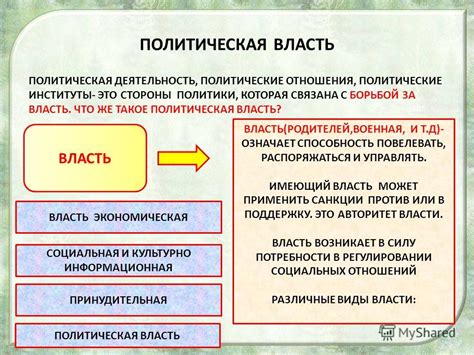 Перемены в отношениях власти и послушания