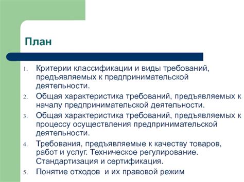 Подготовка к началу предпринимательской деятельности