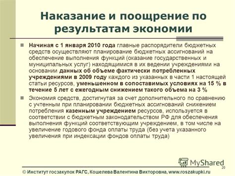 Порядок исчерпания средств при исполнении госзакупок