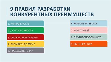 Потеря преимуществ перед конкурентами