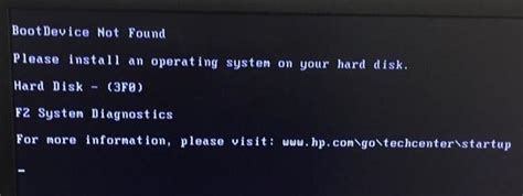 Почему возникает сообщение "no boot device found" при загрузке компьютера?