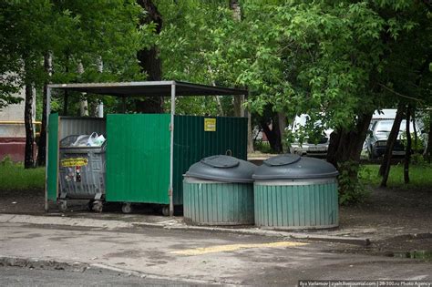 Появление первых городских мусорных контейнеров