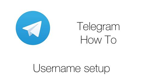 Правила выбора telegram username