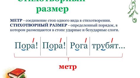 Правила использования стихотворных размеров