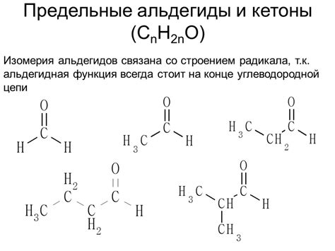 Предельные альдегиды: основные понятия