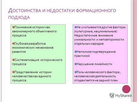 Преимущества и недостатки "копошительского" подхода