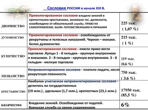 Привилегии и обязанности мелкопоместного дворянина