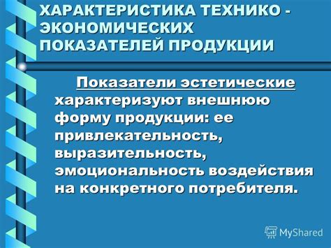 Привлекательность продукции